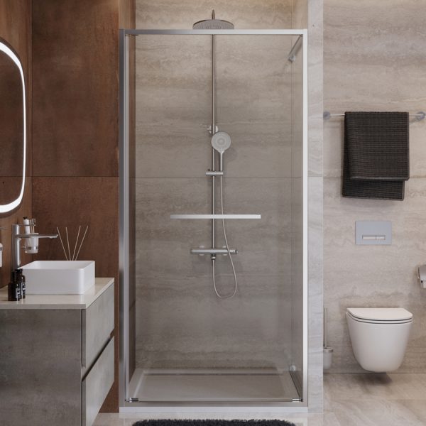 CEZARES - Душевая дверь  LUX-B-FS-1-100-C-CR