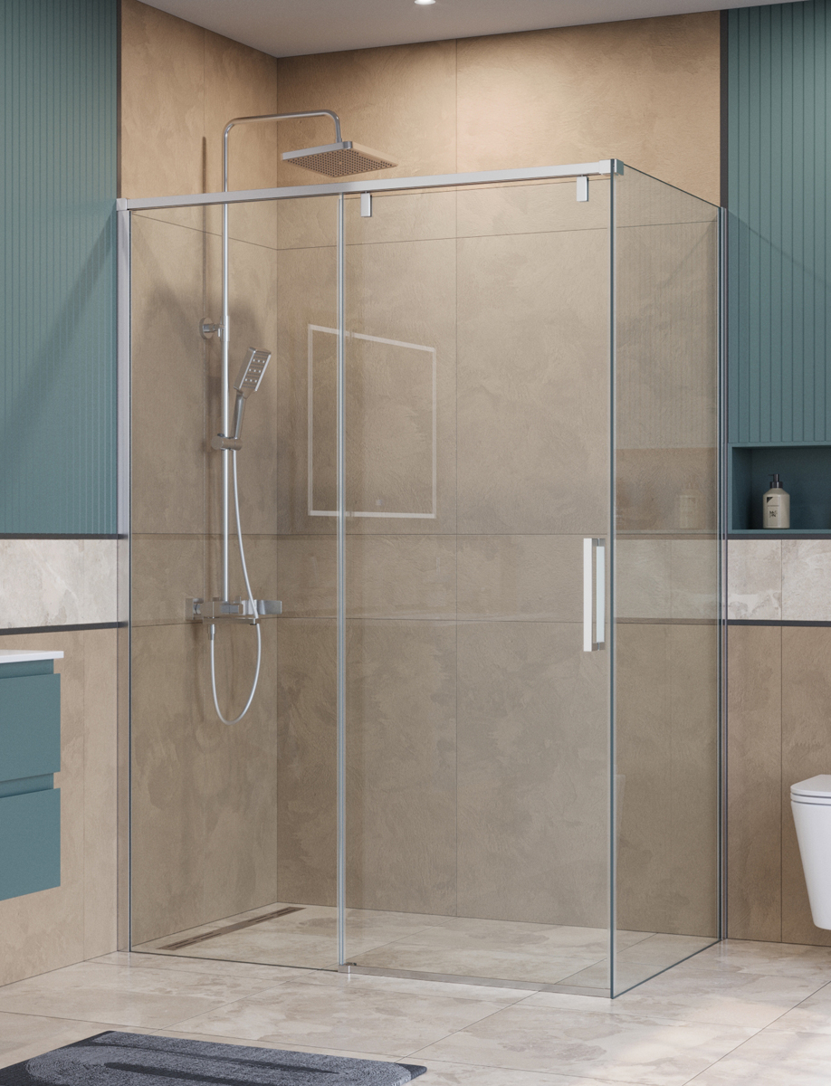 Душевой уголок BelBagno SOFT_CLOSE-1-AH-1-140/100-C-Cr
