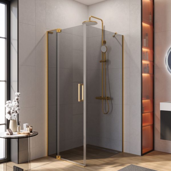 CEZARES - Душевой уголок  SLIDER-AH-1-90-80/90-GRIGIO-BORO