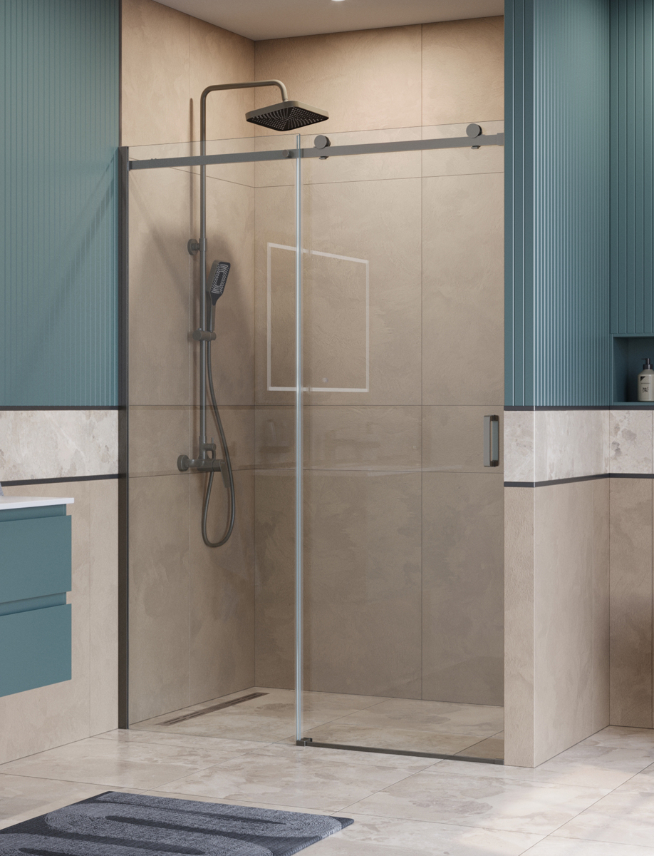 Душевая дверь BelBagno SOFT_CLOSE-2-BF-1-140-C-GM