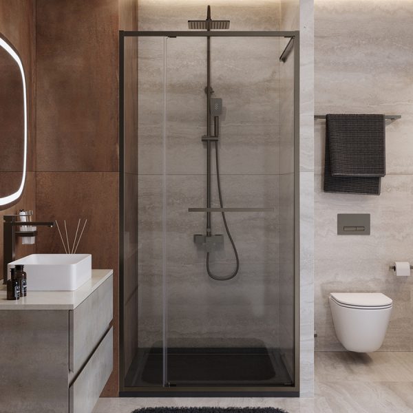 CEZARES - Душевая дверь  LUX-B-FS-11-100-C-GM