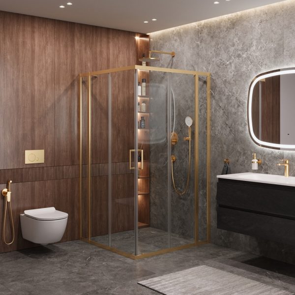 CEZARES - Душевой уголок  MOLVENO-A-22-100+30-C-BORO-IV