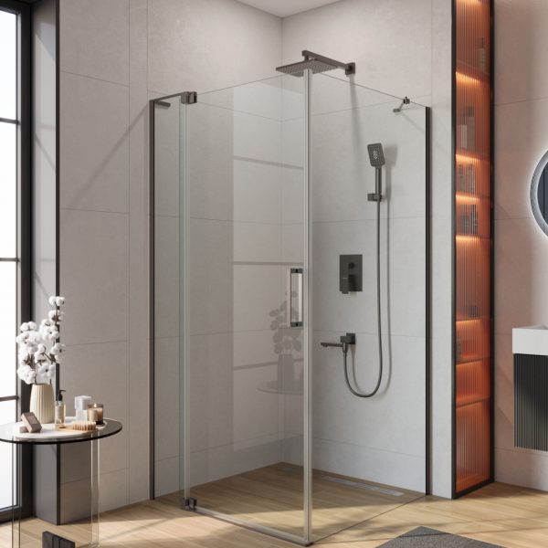 CEZARES - Душевой уголок  SLIDER-AH-1-100-100/110-C-GM