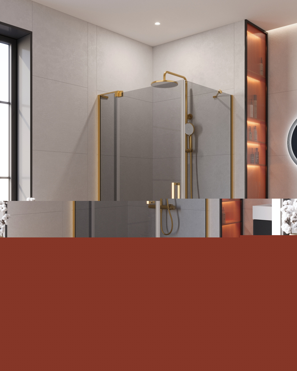 Душевой уголок CEZARES SLIDER-AH-1-80-90/100-GRIGIO-BORO