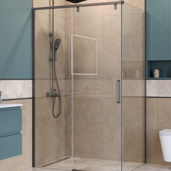 BelBagno - Душевой уголок  SOFT_CLOSE-1-AH-1-120/90-C-GM
