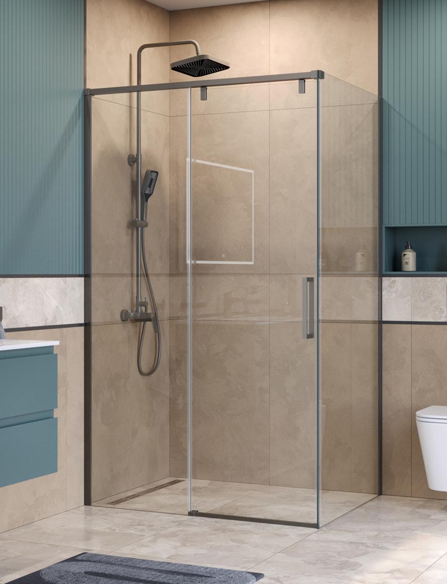 Душевой уголок BelBagno SOFT_CLOSE-1-AH-1-120/90-C-GM