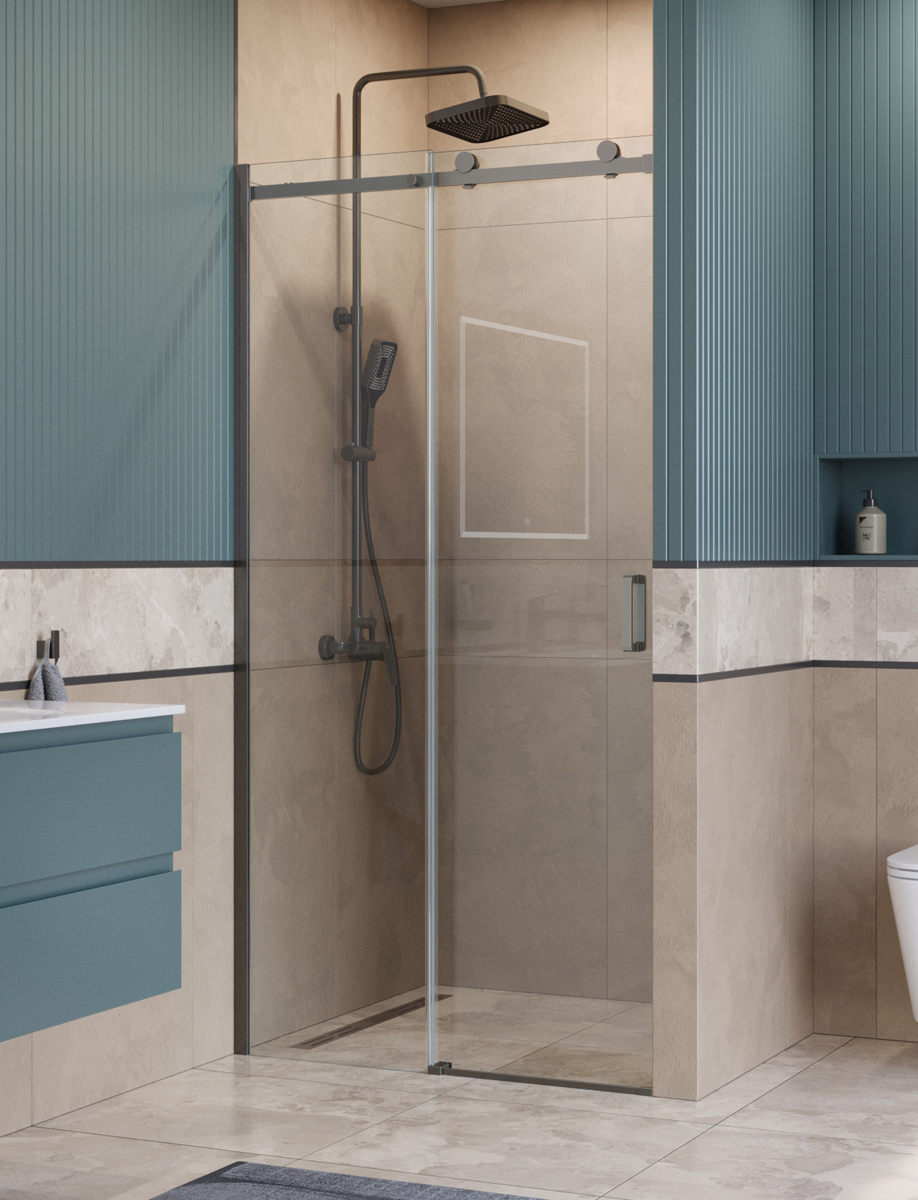 Душевая дверь BelBagno SOFT_CLOSE-2-BF-1-110-C-GM