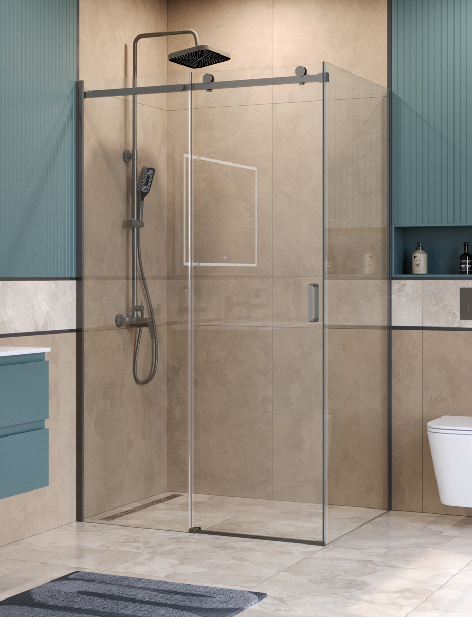 Душевой уголок BelBagno SOFT_CLOSE-2-AH-1-120/80-C-GM