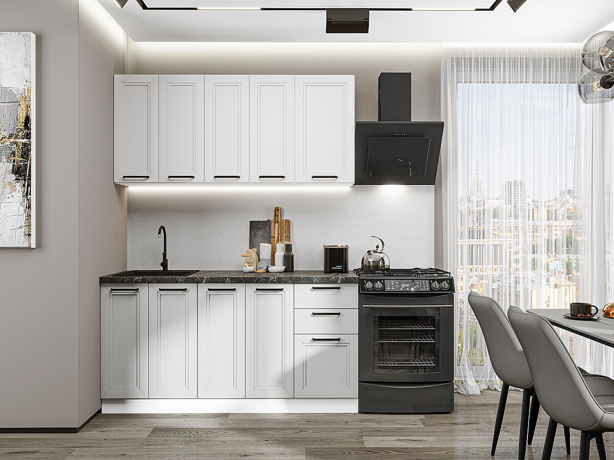 Нео-01 White Silk/Grey Silk