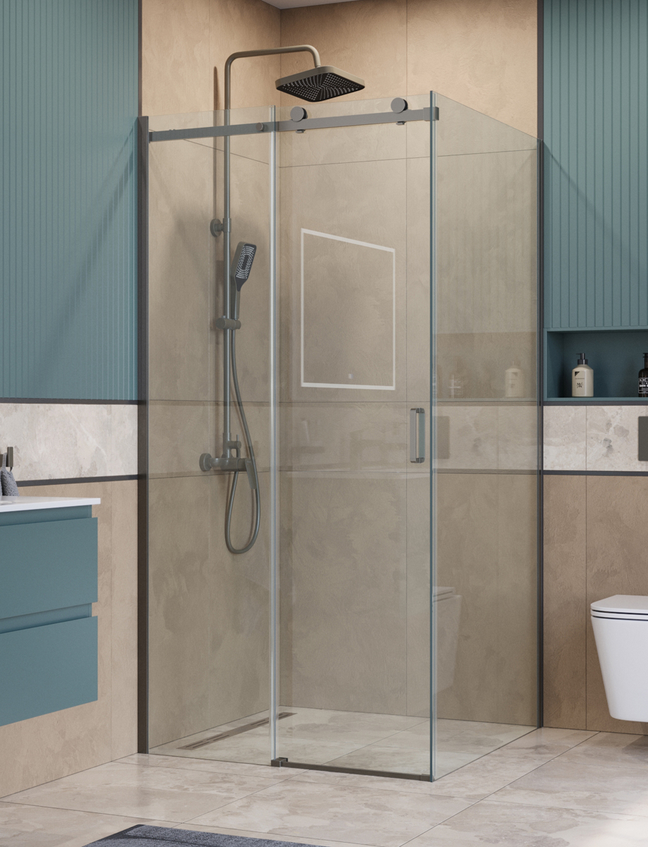 Душевой уголок BelBagno SOFT_CLOSE-2-A-1-100-C-GM