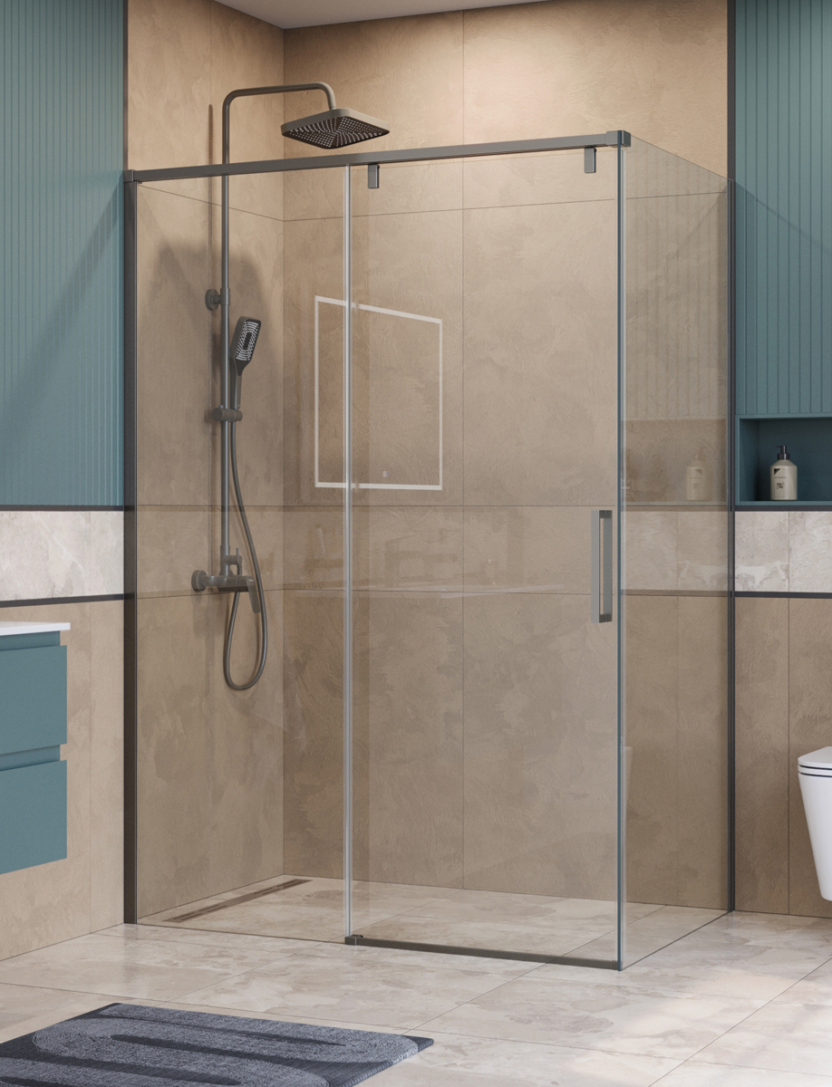 Душевой уголок BelBagno SOFT_CLOSE-1-AH-1-150/80-C-GM