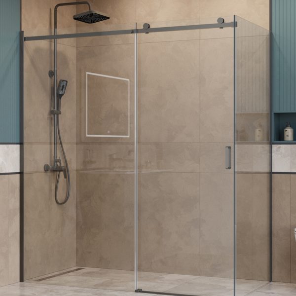 BelBagno - Душевой уголок  SOFT_CLOSE-2-AH-1-180/100-C-GM