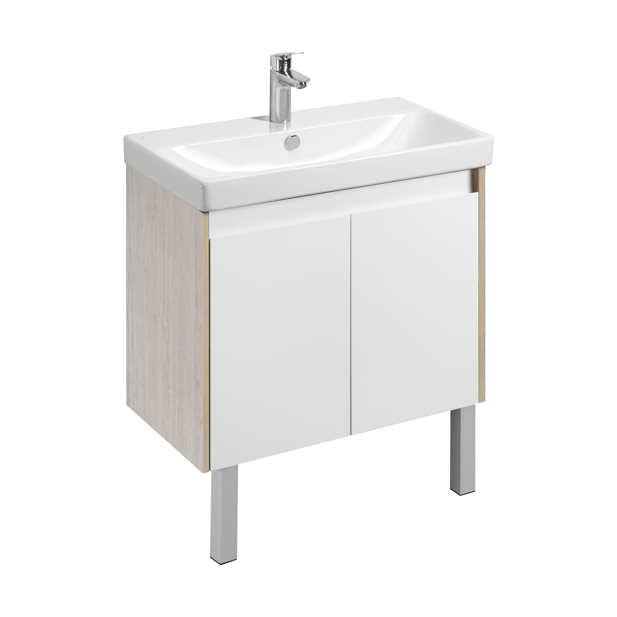 Тумба под раковину AQUATON Сканди Doors 80, Дуб Верона