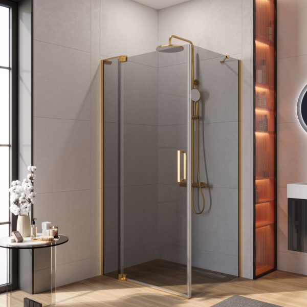 CEZARES - Душевой уголок  SLIDER-AH-1-80-100/110-GRIGIO-BORO