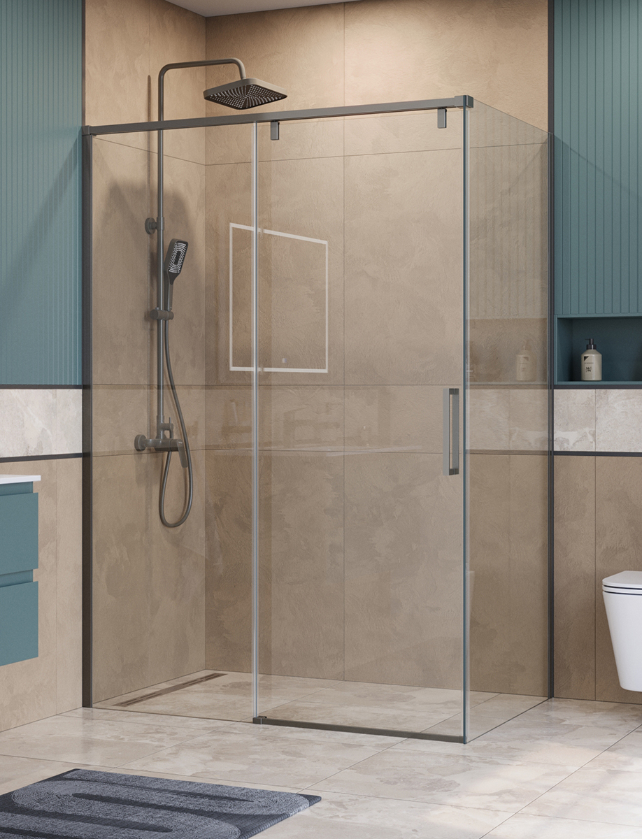 Душевой уголок BelBagno SOFT_CLOSE-1-AH-1-140/90-C-GM